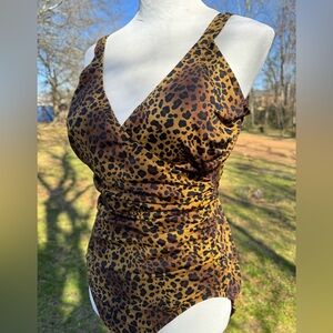 Leopard Swim Onepiece